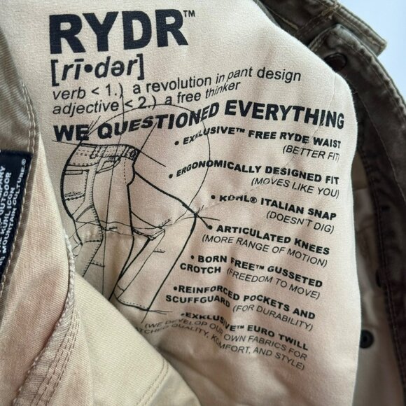 Kuhl Ryder Pants Mens 32x33 Durable Cotton Blend Relaxed Fit - Picture 8 of 10